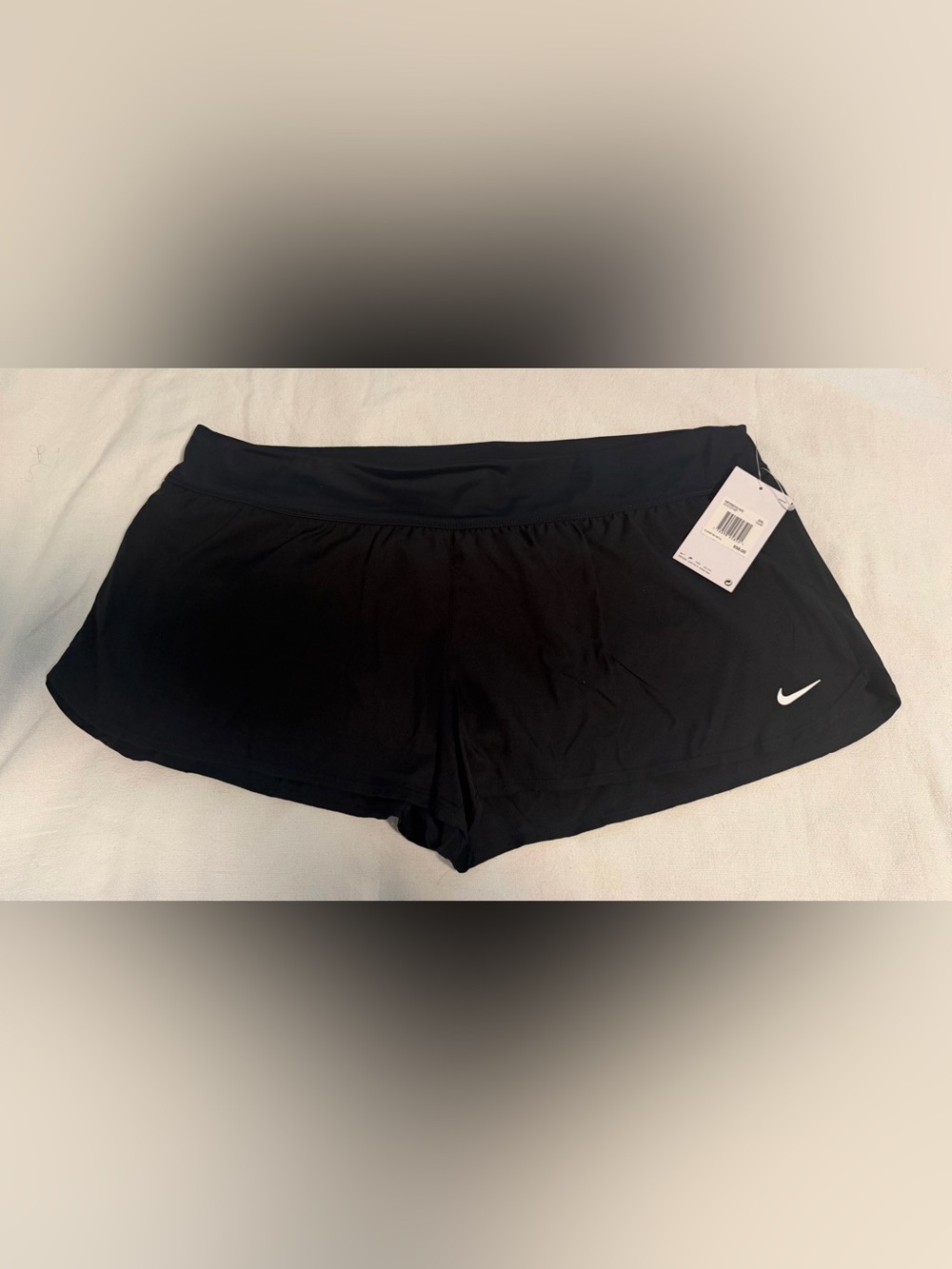 NWT Nike Women's Black Athletic Running Shorts with Swoosh SIZE XXL